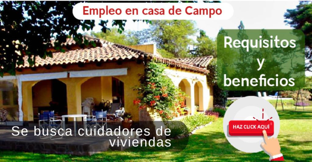 Se ofrece Puestos para Cuidar Departamentos, Propiedades Vacacionales, Mini Departamentos y Ranchos